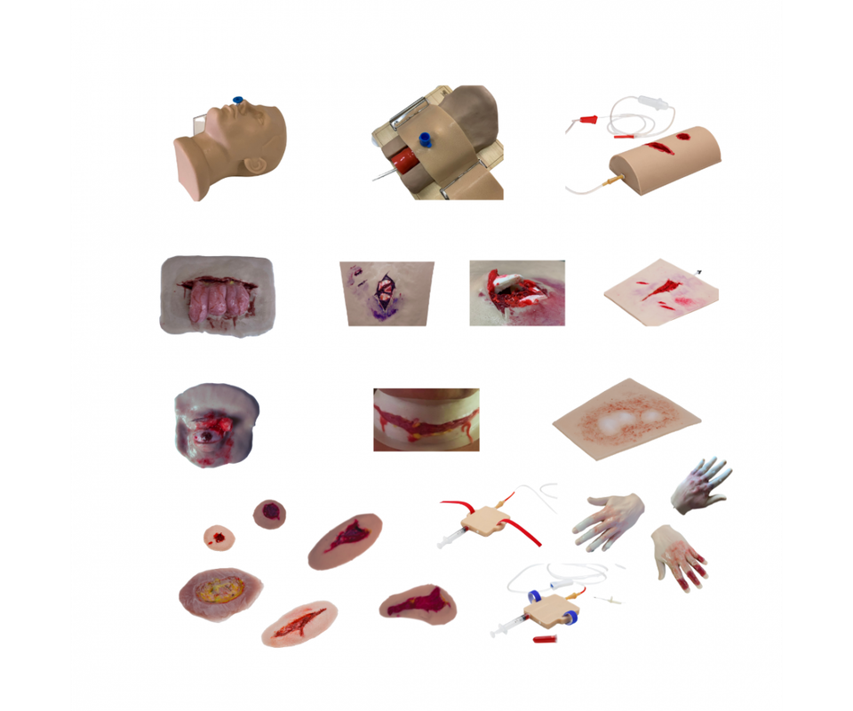 Набір імітаторів вогнепальних, термічних і травматичних ушкоджень Тип 4